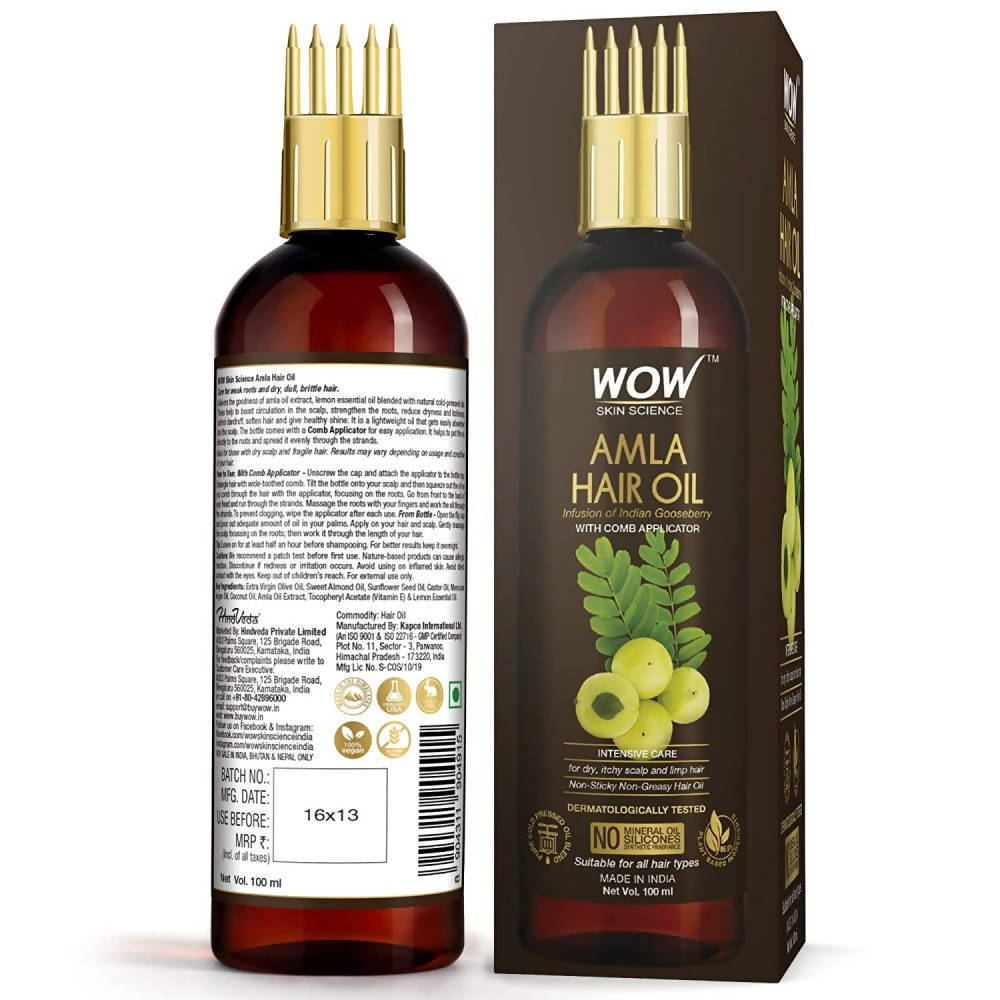 Wow Skin Science Amla Hair Oil - Distacart