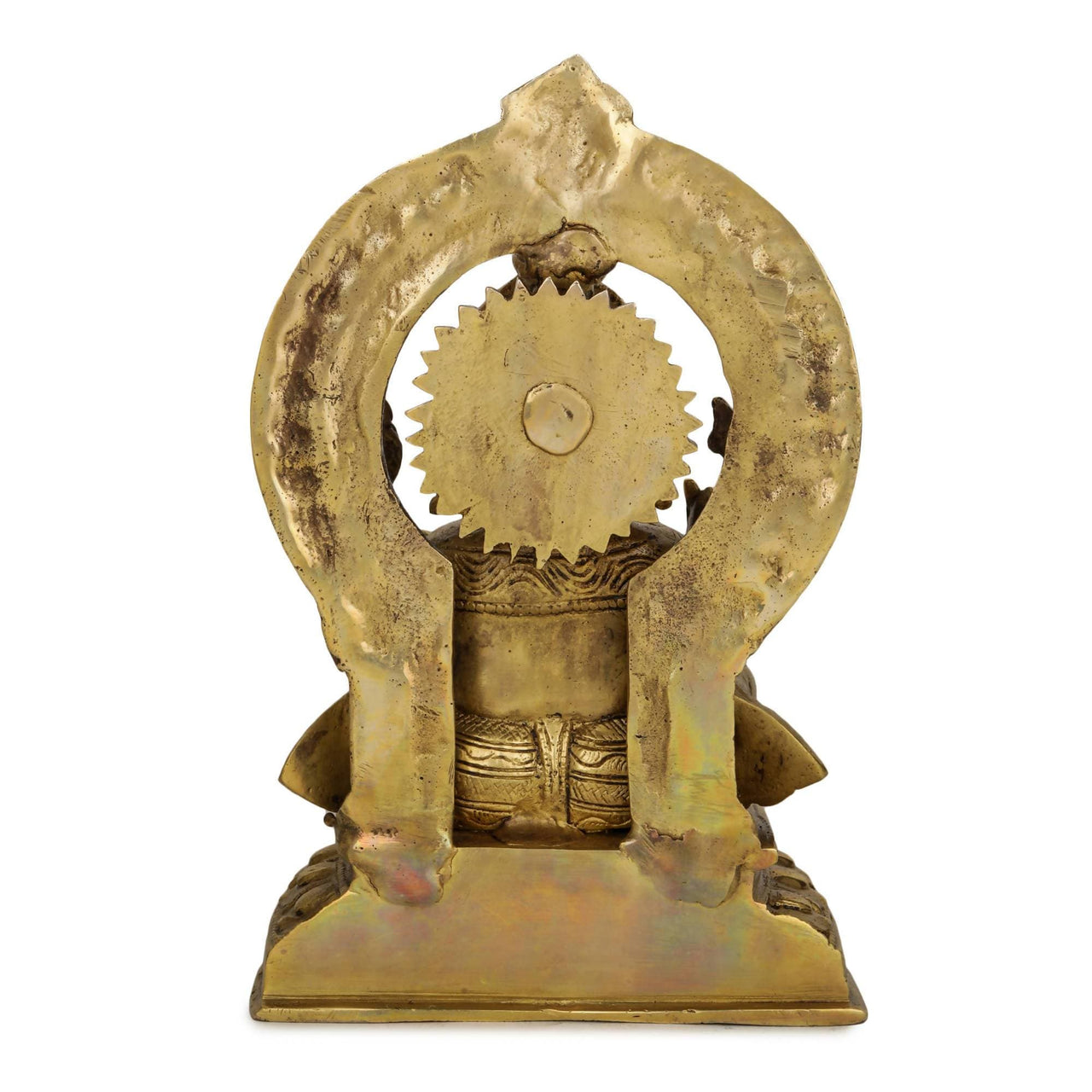 Devlok Maharaja Ganesha Pure Brass Idol - Distacart