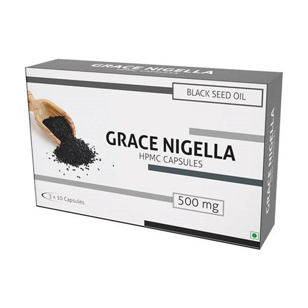 Nutra Grace Black Seed Oil 500mg Capsules - Distacart