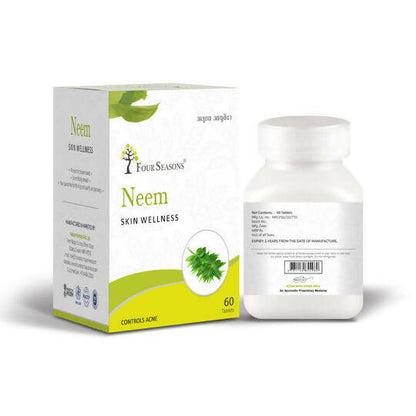 Four Seasons Neem Skin Wellness Tablets - Distacart
