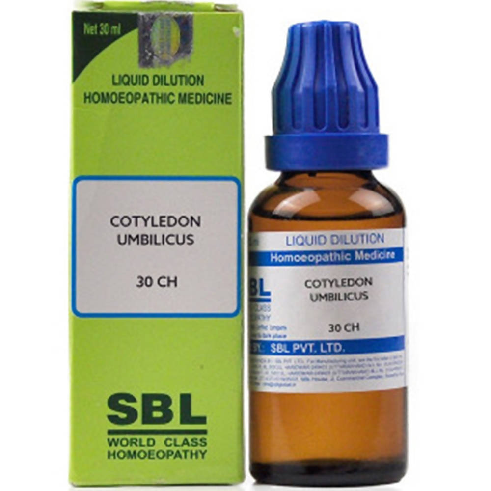SBL Homeopathy Cotyledon Umbilicus Dilution 30 CH