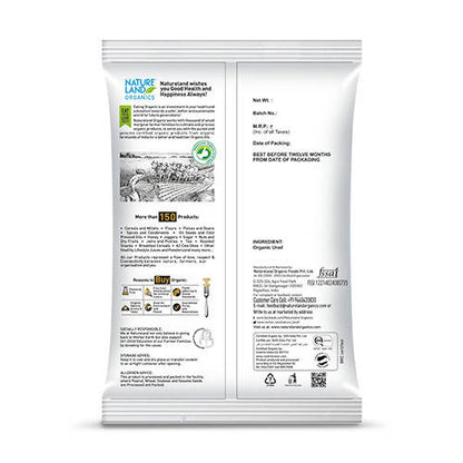 Nature Land Organics Urad White Whole (Gota) - Distacart