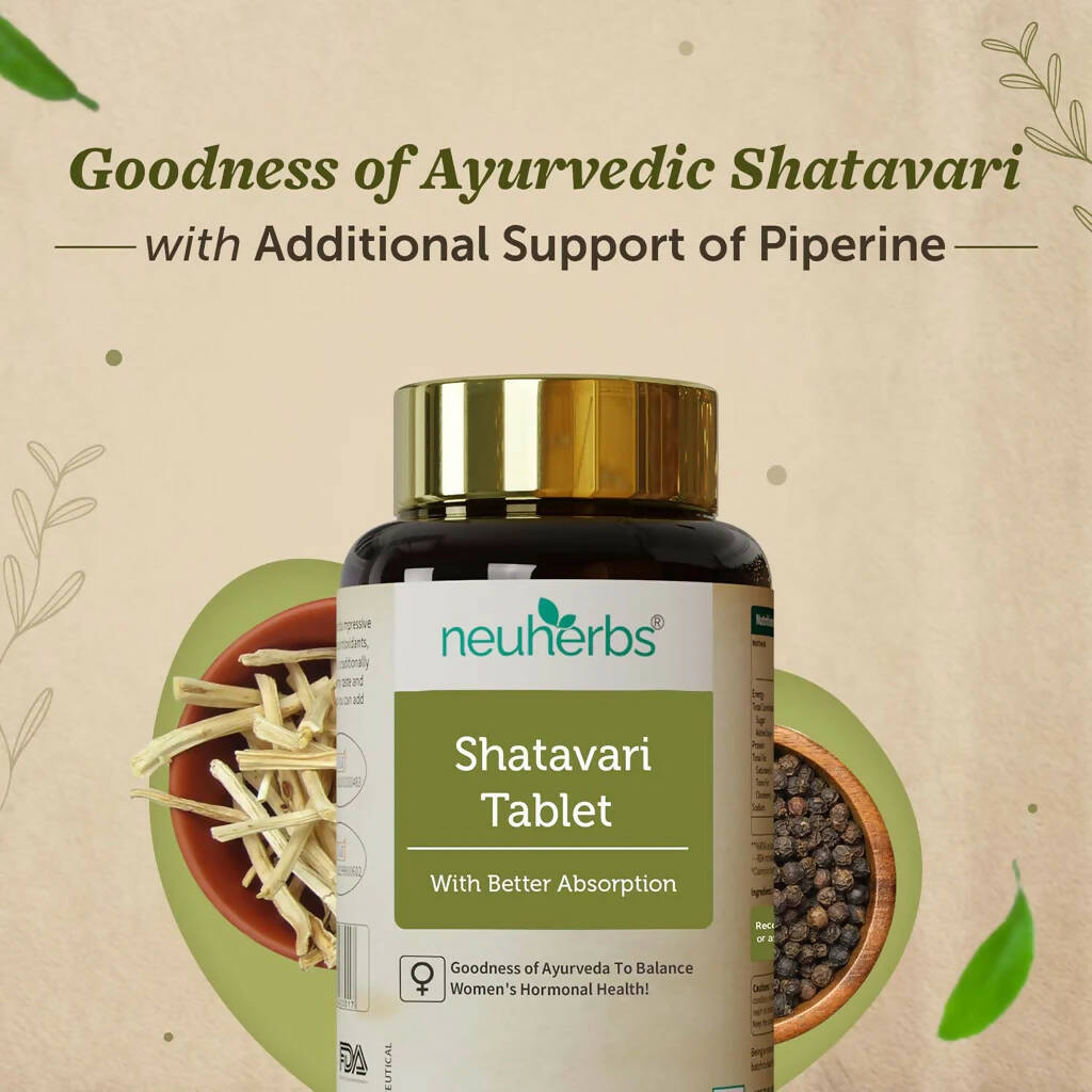 Neuherbs Shatavari Tablets for Women - Distacart