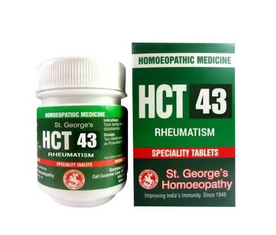 St. George's Homeopathy HCT 43 Tablets