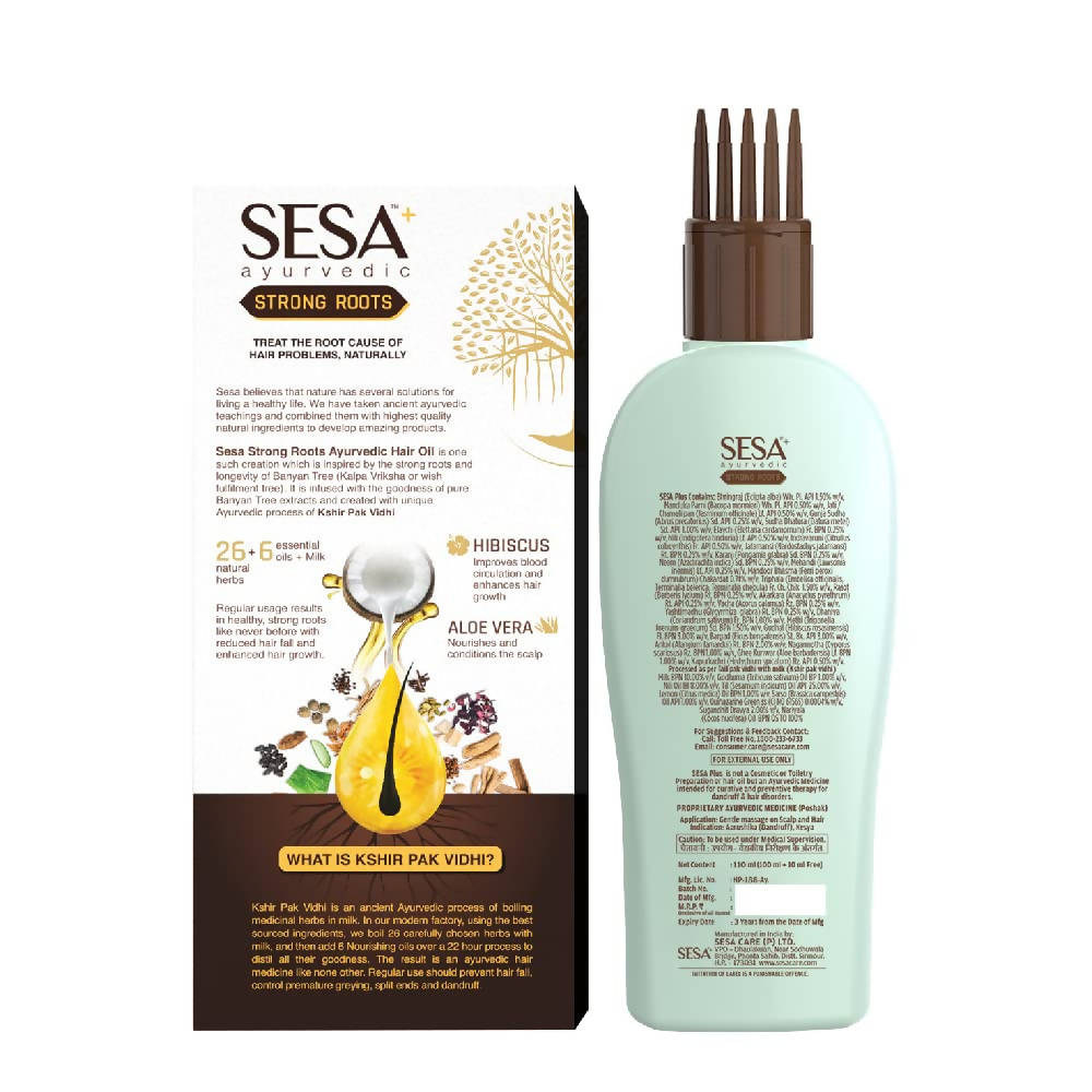 Sesa Ayurvedic Strong Roots Hair Oil - Distacart