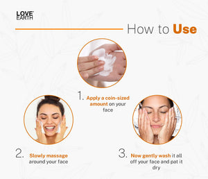 Love Earth Vitamin – C Face Wash - Distacart