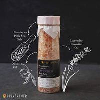 Thumbnail for Soulflower Aromatherapy Essential Oil Lavender Bath Salt Enriched With Himalayan Pink Rock Salt - Distacart