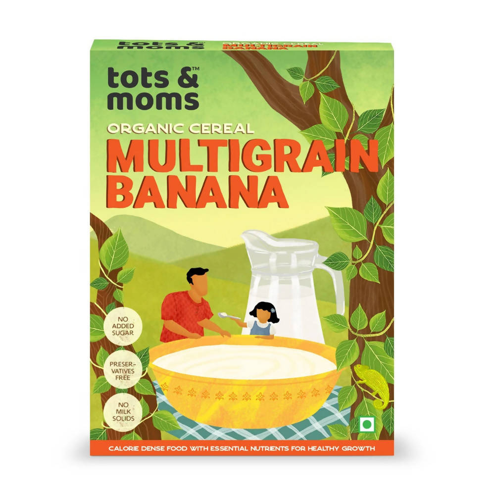 Tots and Moms Organic Multigrain Banana Cereal - Distacart