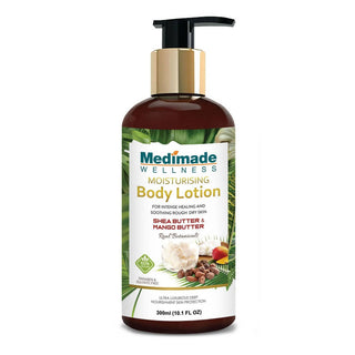 Medimade Wellness Moisturising Body Lotion With Shea Butter & Mango Butter - Distacart