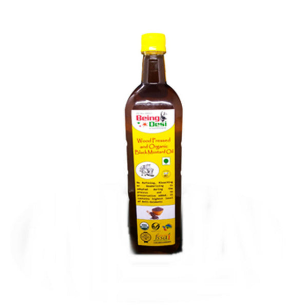 Being Desi Wood pressed Organic Black Mustard Oil - Distacart