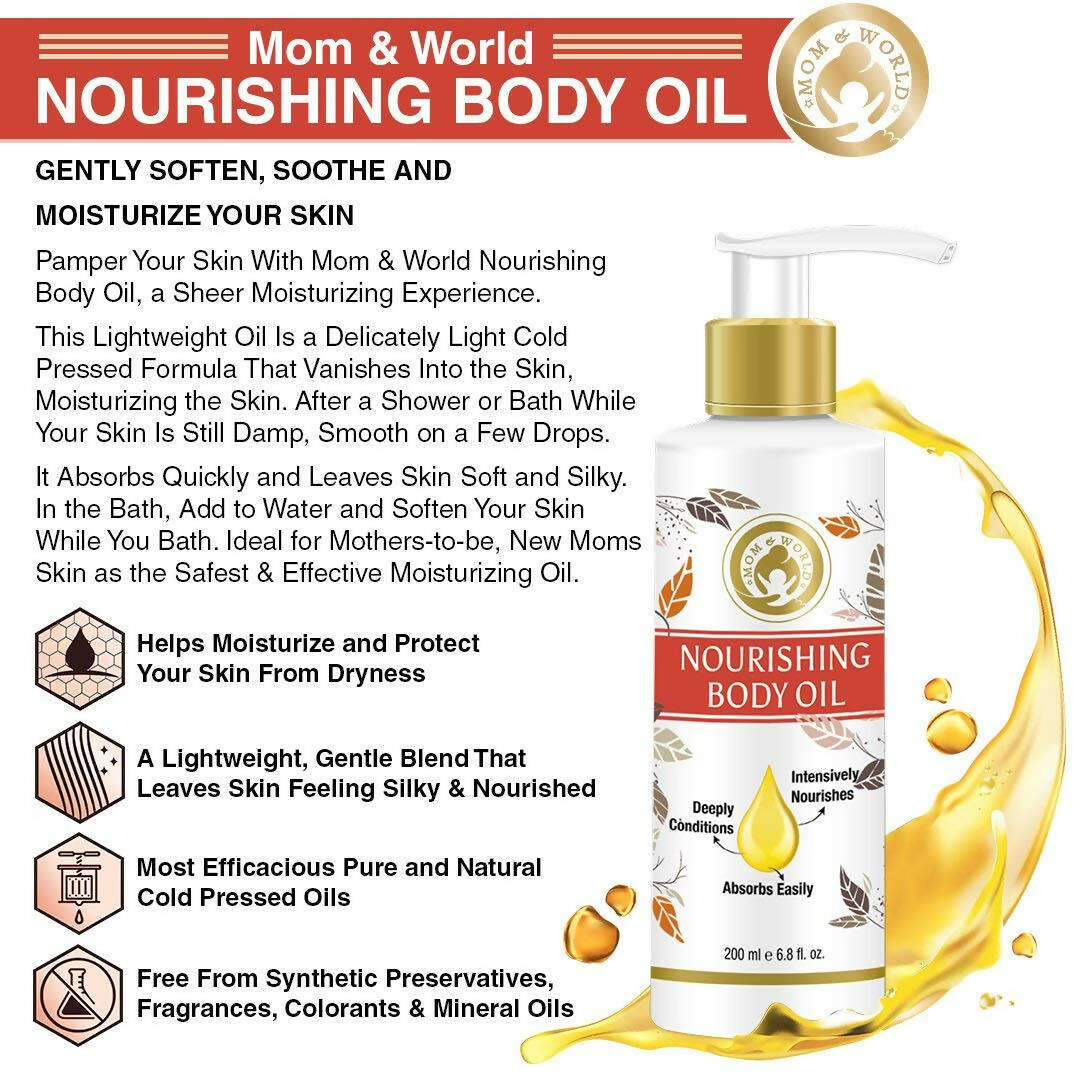 Mom & World Mother Nourishing Body Oil - Distacart