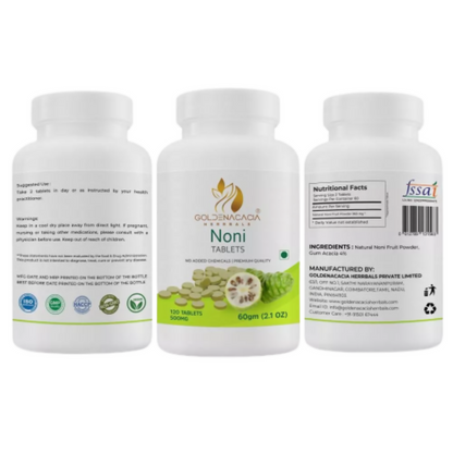 Goldenacacia Herrbals Noni Fruit Tablets (500mg) - Distacart