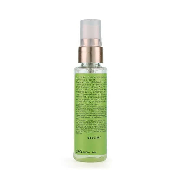 Lotus Herbals Active Aloe + Niacinamide Brightening Boost Mist - Distacart
