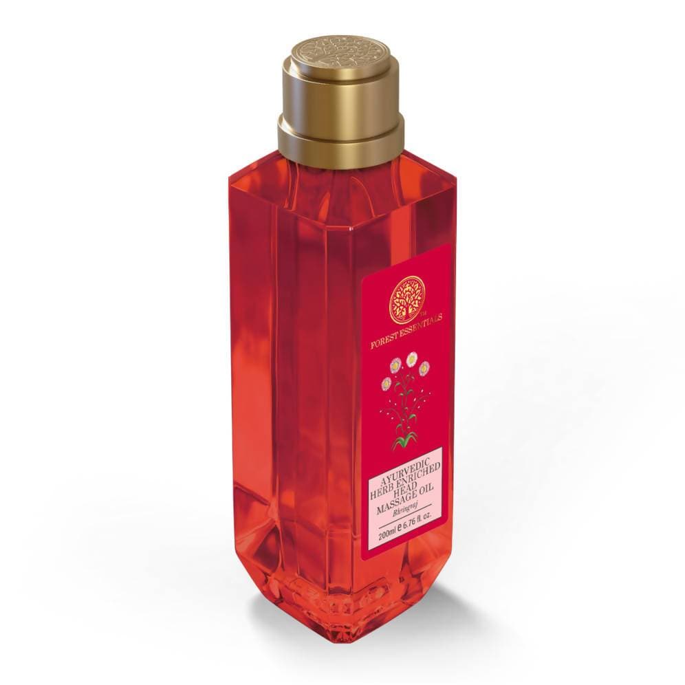 Forest Essentials Ayurvedic Herb Enriched Head Massage Oil Bhringraj - Distacart