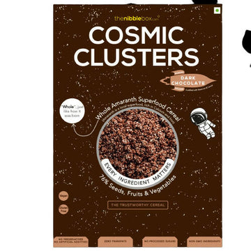 Thenibblebox Dark Chocolate Cosmic Clusters (Millet Cereals) - Distacart