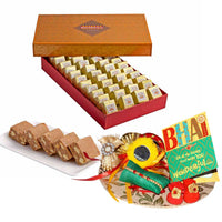 Thumbnail for Bikanervala Mewa Bite Chocolate Rakhi Gift - Distacart