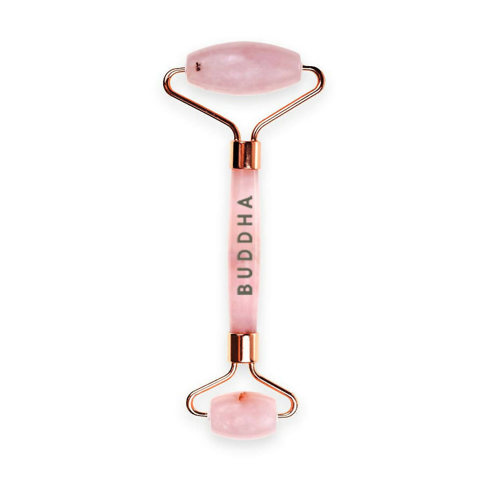 Buddha Natural M African Rose Quartz Face Roller - Helps To Reduce Puffiness Massager - Distacart