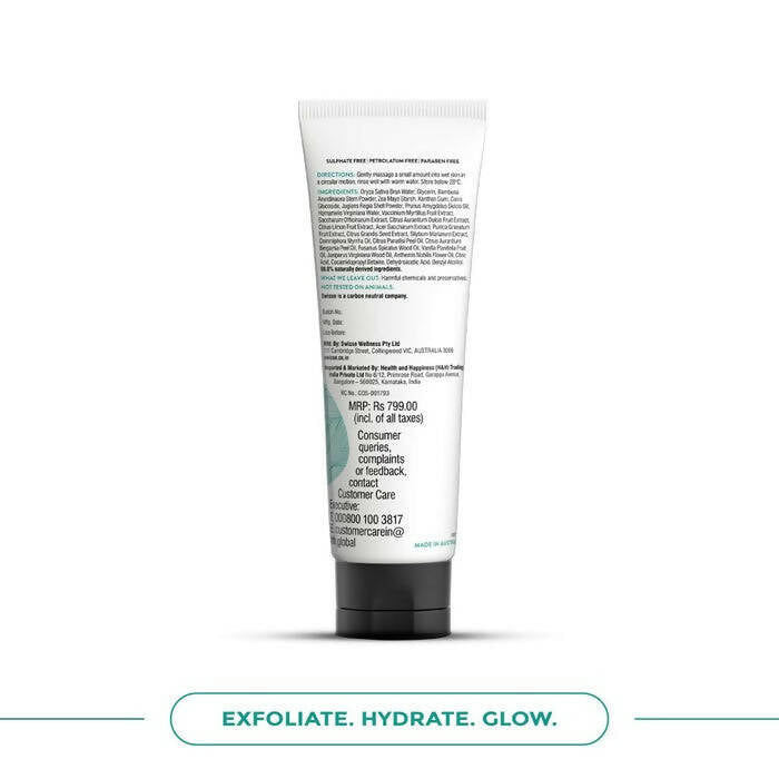 Swisse Skincare Bamboo Skin Refining Exfoliator With Witch Hazel & Rice Bran Water - Distacart