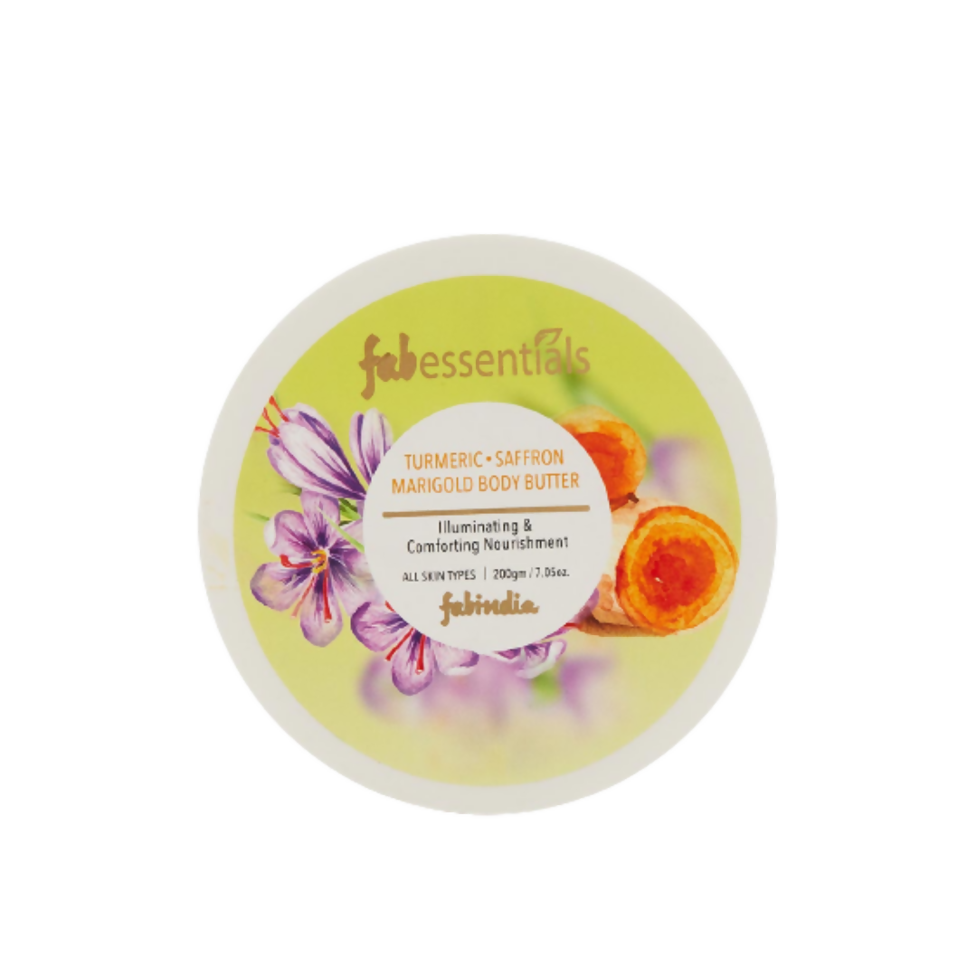 Fabessentials Turmeric Saffron Marigold Body Butter - Distacart
