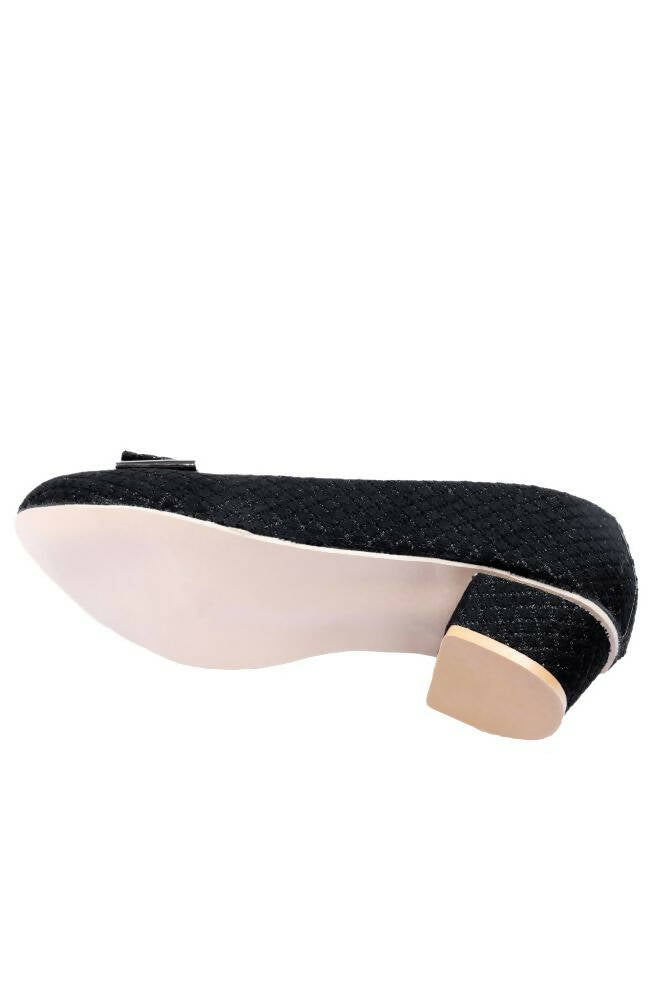 Tiny Bugs Girls Party Wear Ballerinas - Black - Distacart