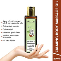 Thumbnail for Inatur Jasmine & Sandalwood Calming Massage Oil