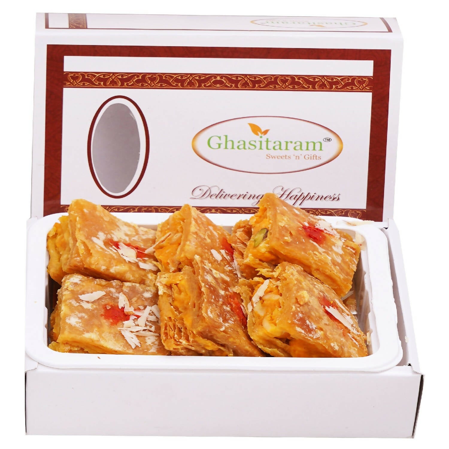 Ghasitaram Puffed Dryfruit Pastry Bites - Distacart