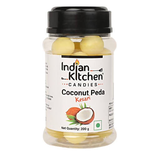 Indian Kitchen Coconut Kesari Peda Candies