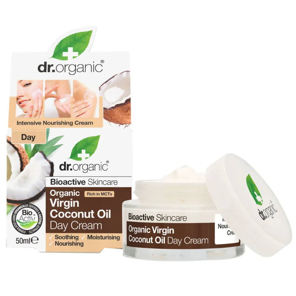 Dr.Organic Virgin Coconut Oil Day Cream - Distacart