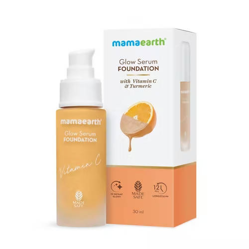Mamaearth Glow Serum Foundation-Crème Glow