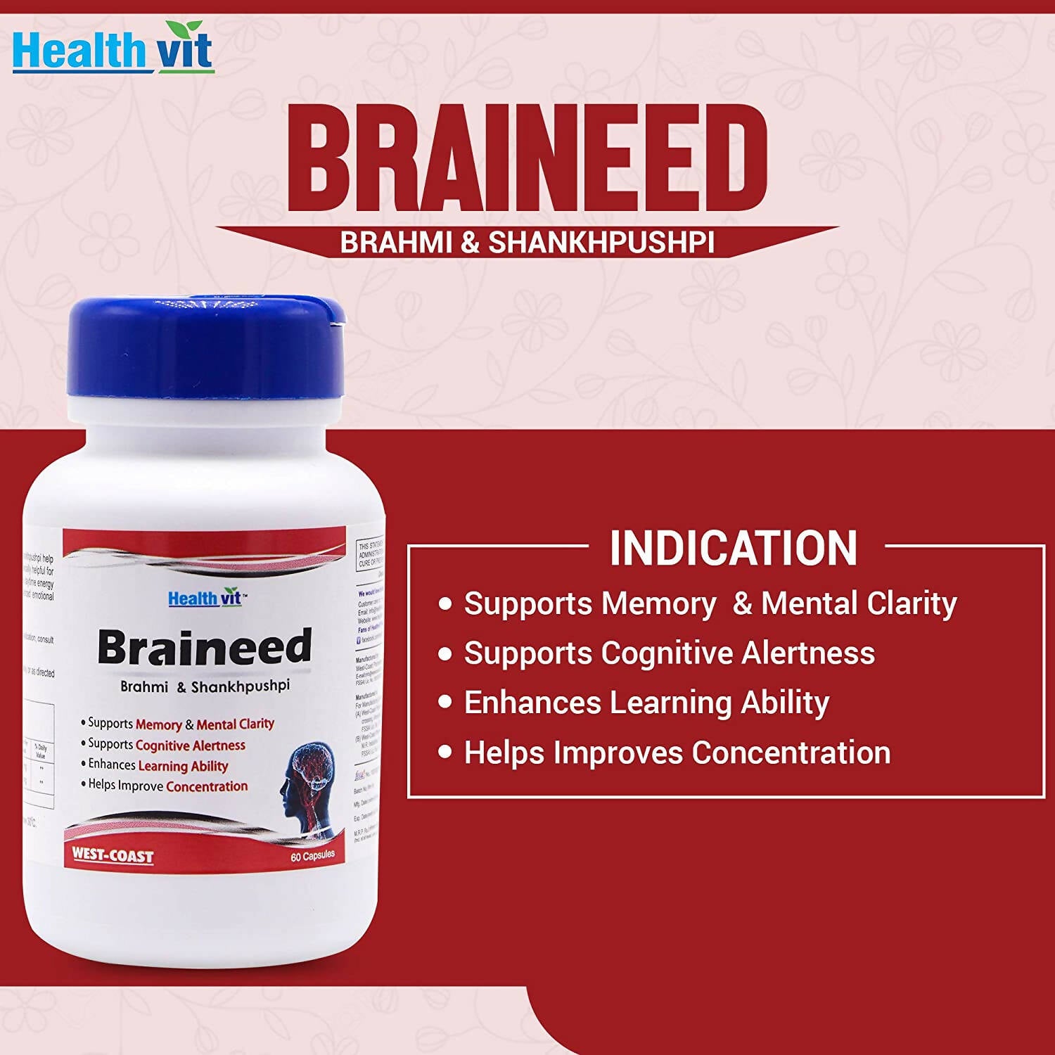 Healthvit Braineed Capsules - Distacart