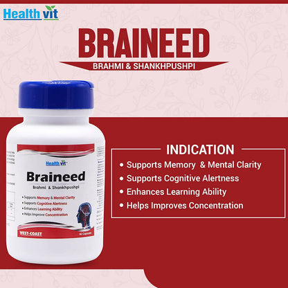 Healthvit Braineed Capsules - Distacart