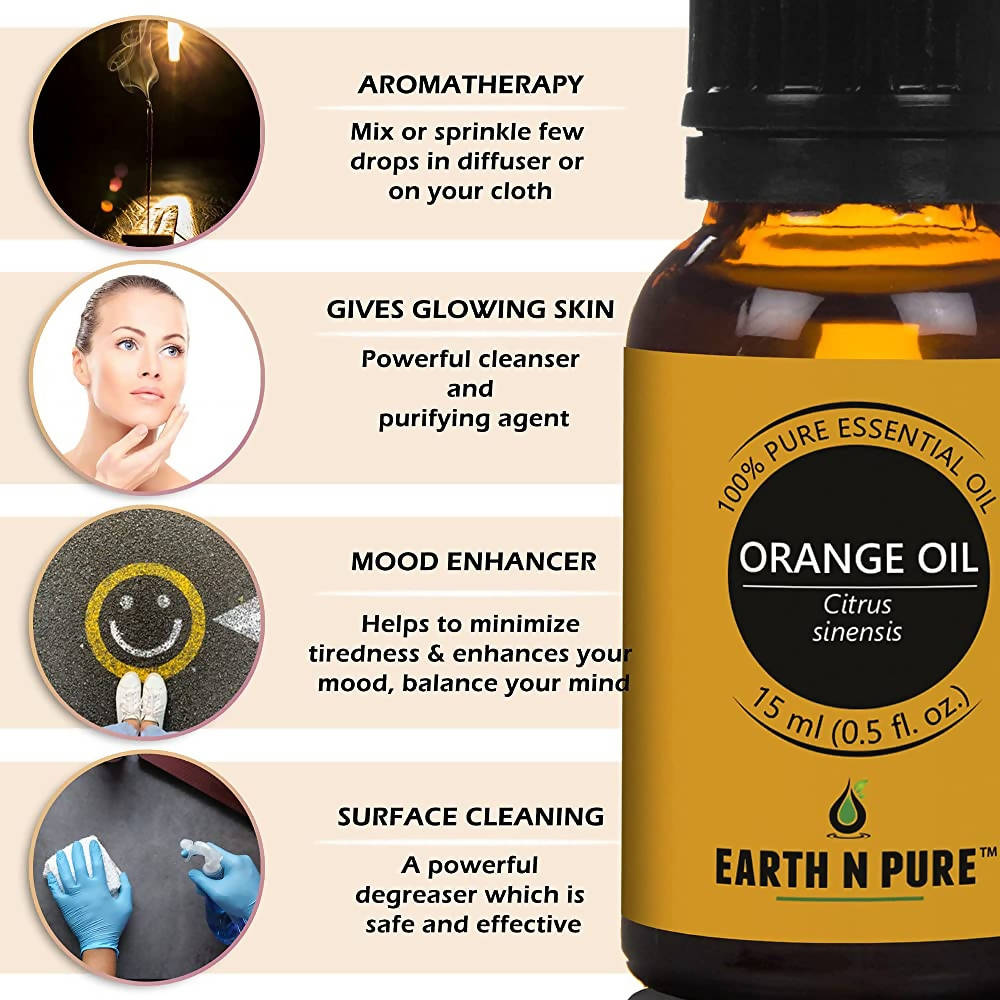 Earth N Pure Lavender & Orange Essential Oils