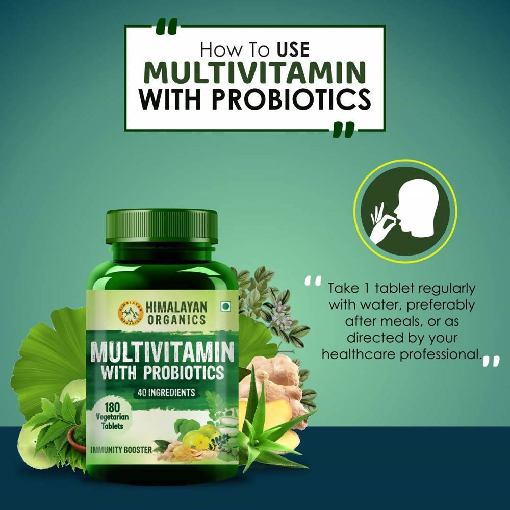 Himalayan Organics Immunity Multivitamin with Probiotics 