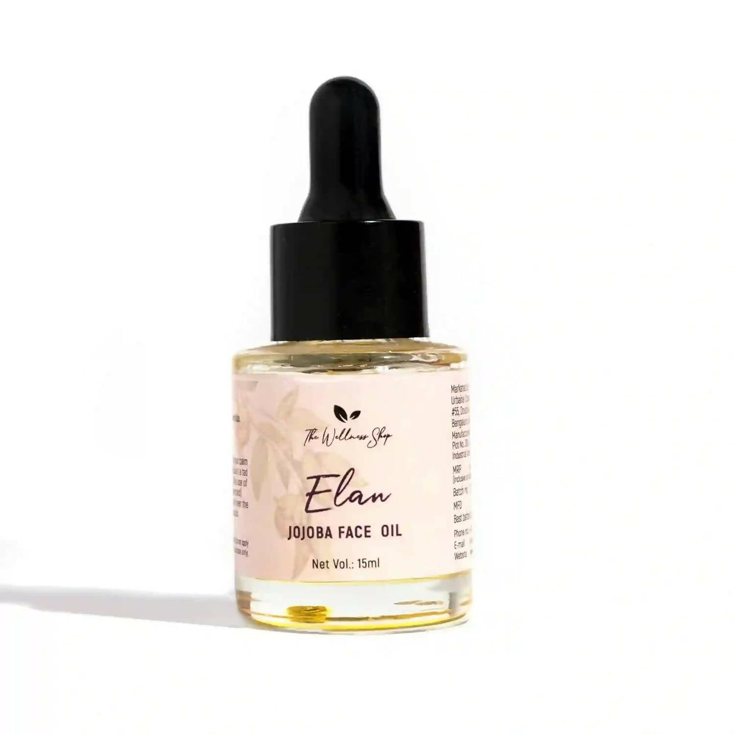 The Wellness Shop Elan Jojoba Face Oil - Distacart