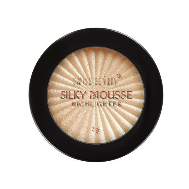 Swiss Beauty Silky Mousse Highlighter With Shimmery Finish - 02 Rasberry - Distacart