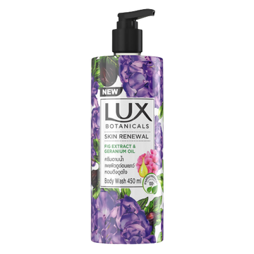 Lux Botanicals Skin Renewal Body Wash with Fig Extract & Geranium Oil - Distacart