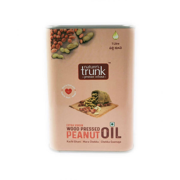 Nature's Trunk Extra Virgin Woodpressed Peanut oil - Distacart