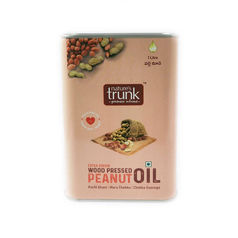 Nature&#39;s Trunk Extra Virgin Woodpressed Peanut oil - Distacart