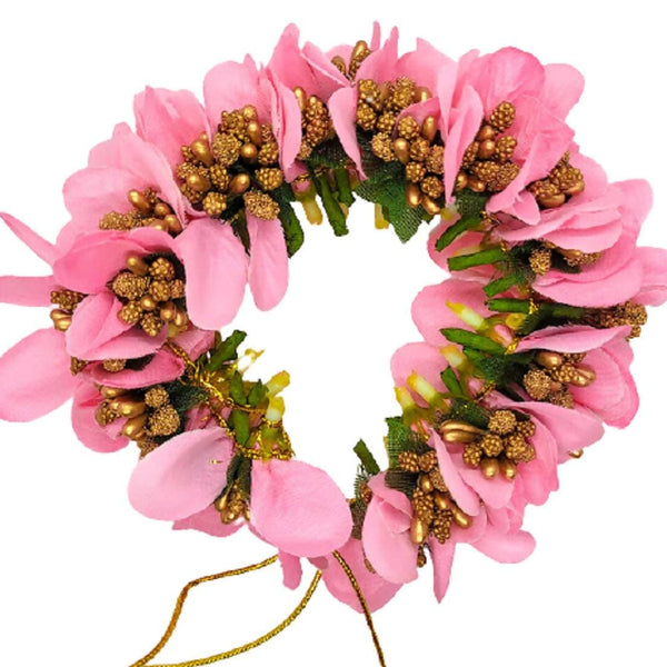 Baby Pink Artificial Orchids Flower Gajra
