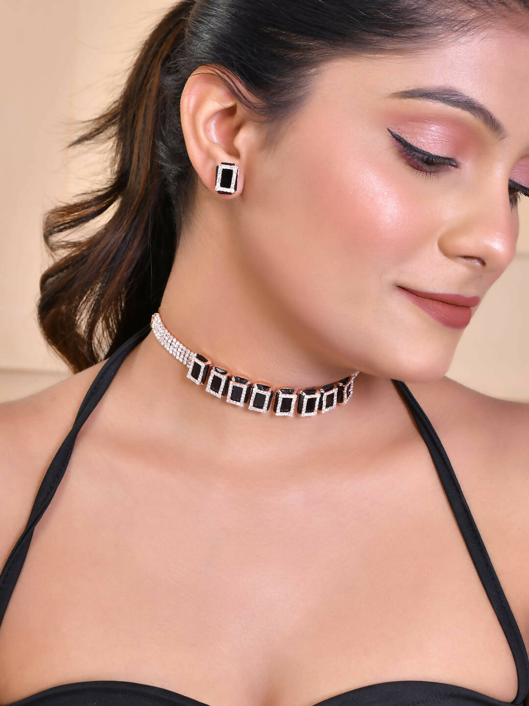 VOJ Women Gold Color stainless steel Jewellery Set - Distacart