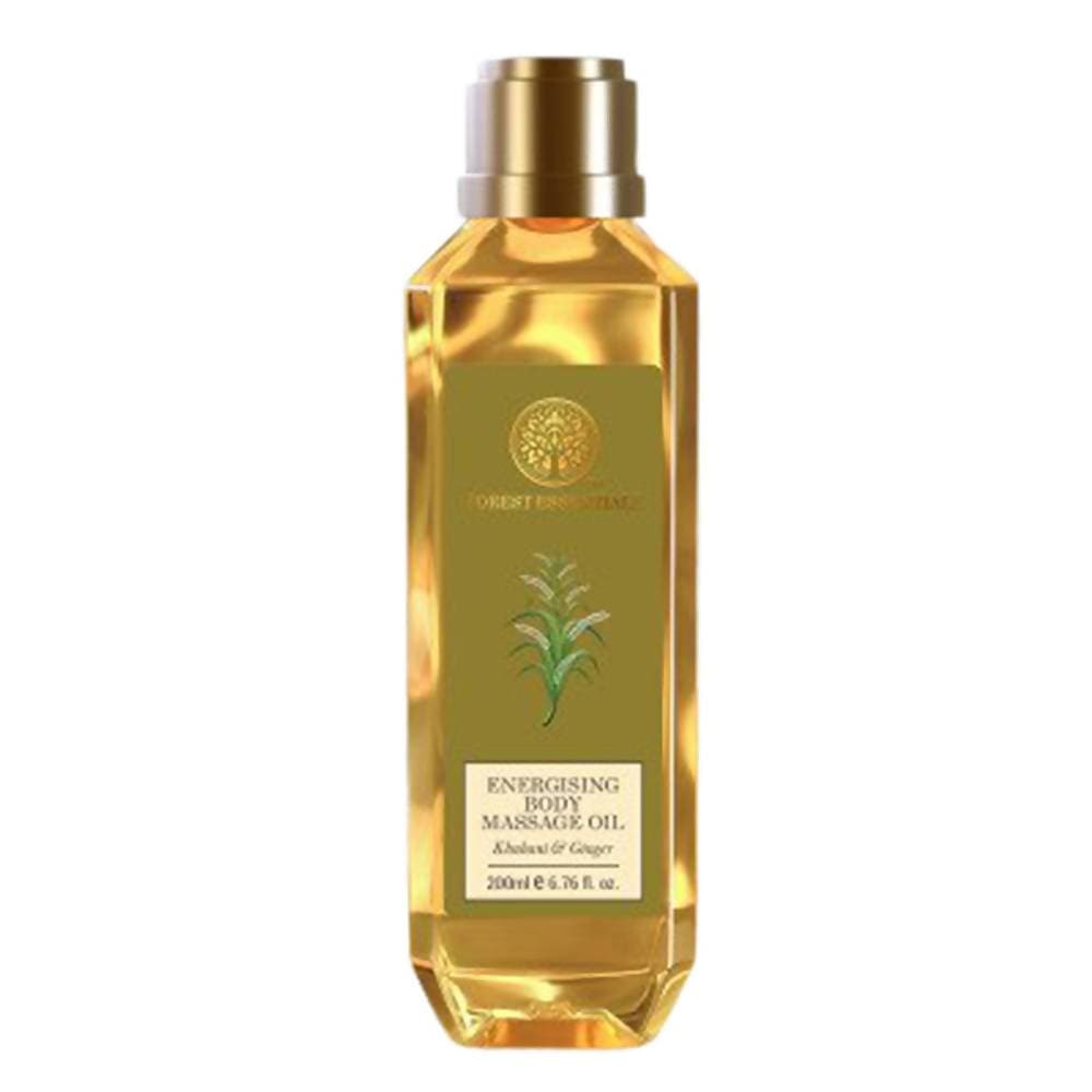 Forest Essentials Energising Body Massage Oil Khubani & Ginger - Distacart