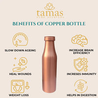 Thumbnail for Tamas BMC Copper Water Bottle - Distacart