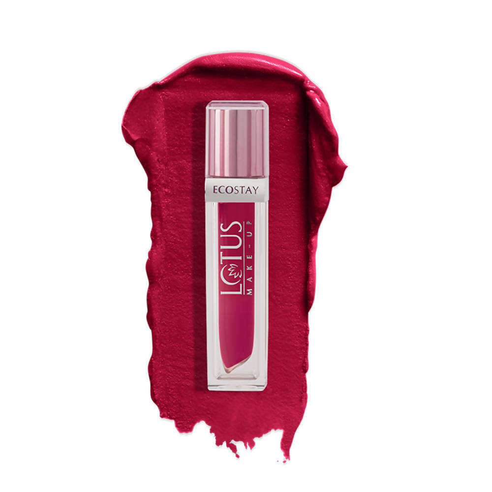 Lotus Make-Up Ecostay Matte Lip Lacquer - Rose Bloom (4 Gm) - Distacart