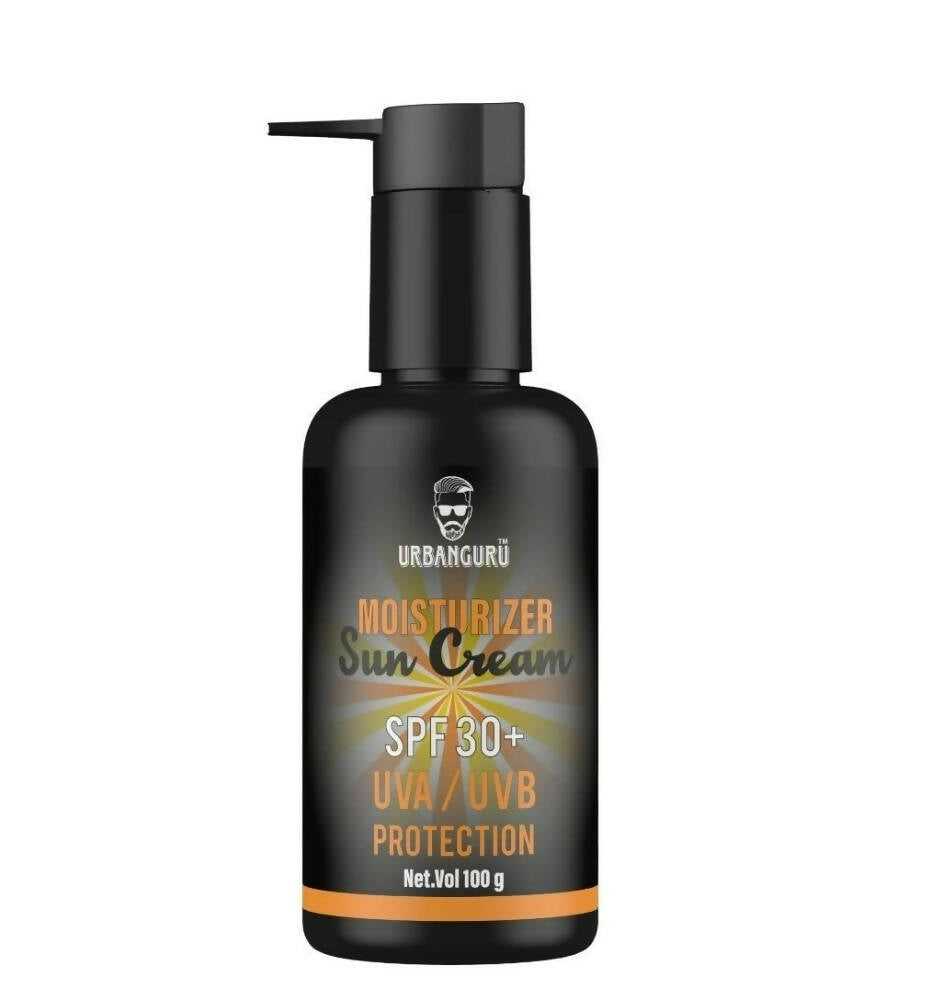 Urbanguru Men's Daily Glow Sunscreen & Moisaturizer SPF30+ UVA/UVB Sun Protection - Distacart