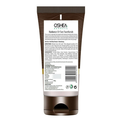 Oshea Herbals Radiance D-Tan Face Scrub - Distacart