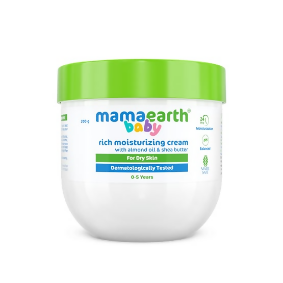 Mamaearth Baby Rich Moisturizing Cream With Almond Oil & Shea Butter - Distacart
