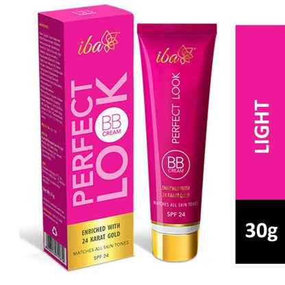Iba Perfect Look BB Cream With 24 Karat Gold (light Shade) - Distacart