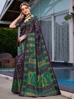 Thumbnail for Kalini Woven Design Patola Saree - Distacart