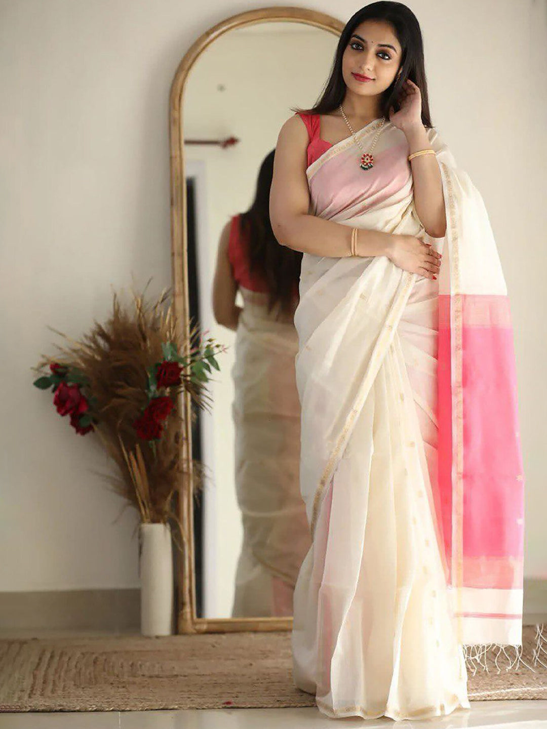Kalini Silk Blend Kanjeevaram Saree - Distacart