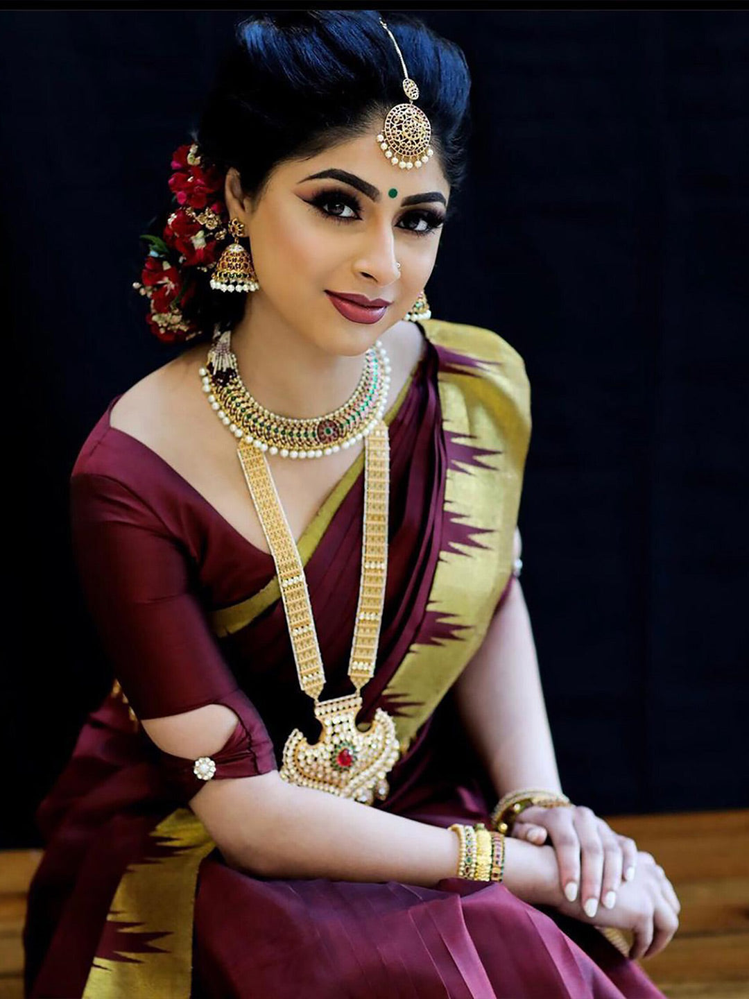 Kalini Woven Design Zari Banarasi Saree - Distacart